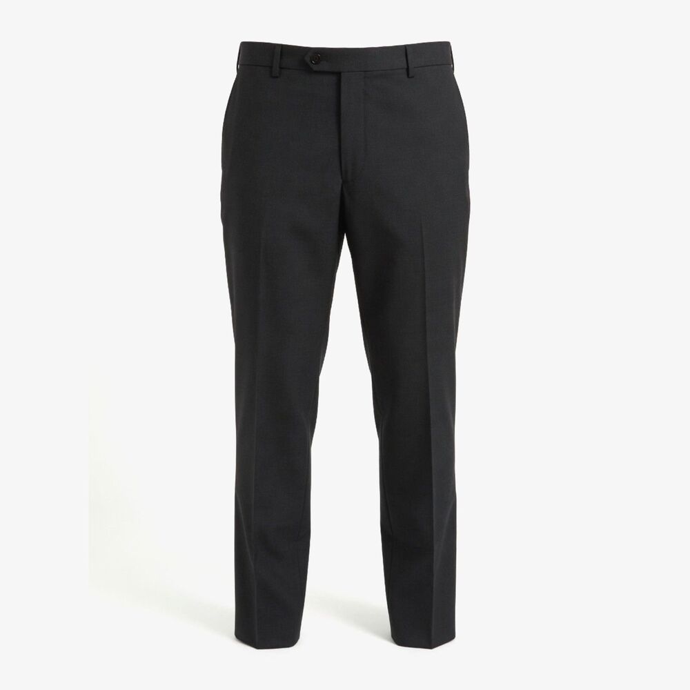 Joseph Abboud 100% Wool Straight Dress Pants Men’s Sz 43x27* Charcoal Gray Lined